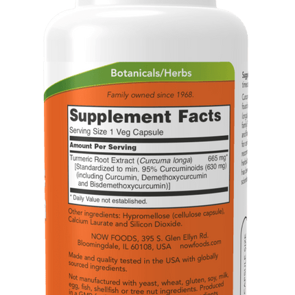 Turmeric Curcumin Veg Capsules