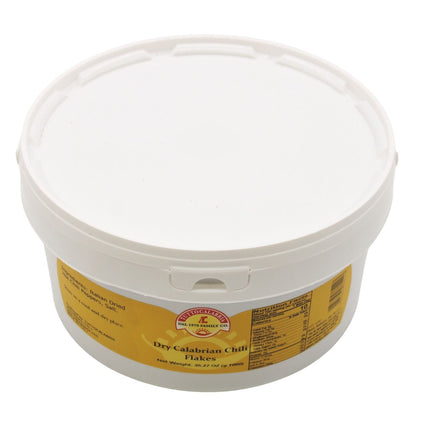 TuttoCalabria Dry Crushed Calabrian Chili Flakes Tub, 35.27 oz (1 kg)
