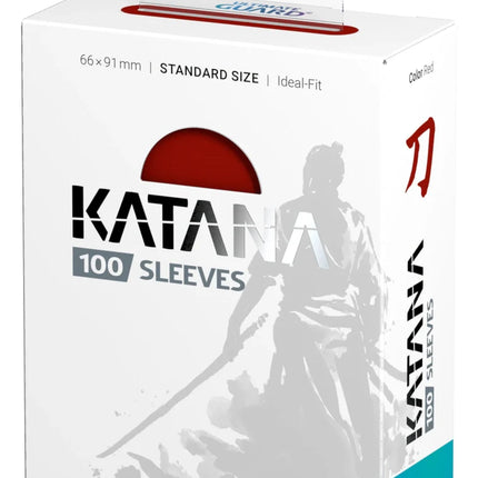 Card Sleeves: Katana Sleeves Standard Size Red (100ct)