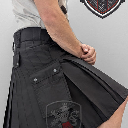 Utility Kilt – Ultimate Ripstop, Black