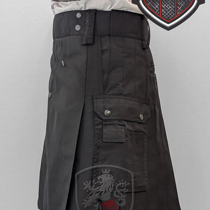 Utility Kilt – Ultimate Ripstop, Black