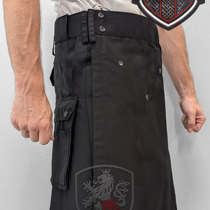 Utility Kilt – Ultimate Ripstop, Black