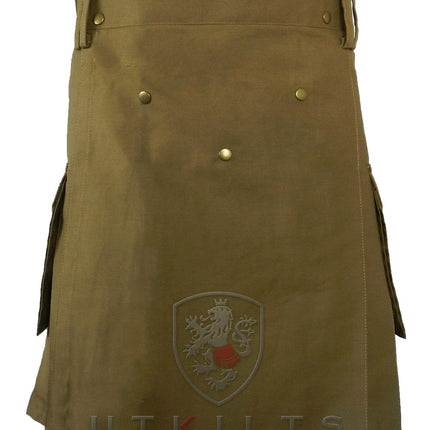 Utility Kilt – Ultimate Ripstop, Dark Khaki