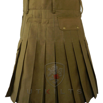 Utility Kilt – Ultimate Ripstop, Dark Khaki