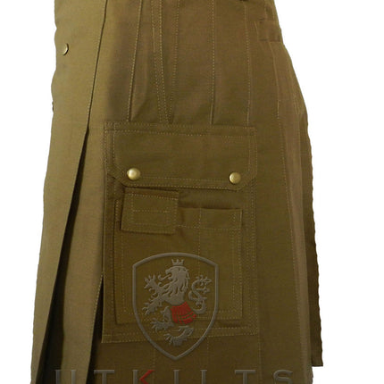 Utility Kilt – Ultimate Ripstop, Dark Khaki