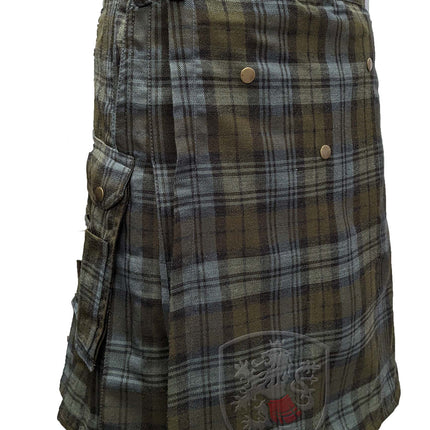 Utility Kilt – Ultimate, Black Watch Weathered