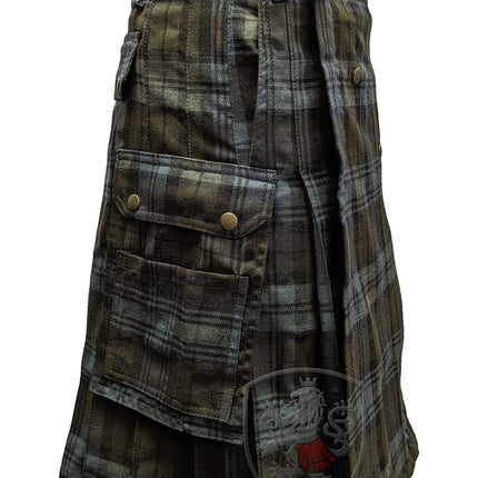 Utility Kilt – Ultimate, Black Watch Weathered