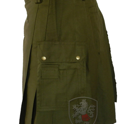 Utility Kilt – Ultimate, Olive Green