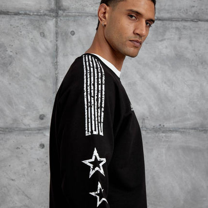 Unisex "98" Distressed Graphic Sweatshirt – Varsity Streetwear Pullover