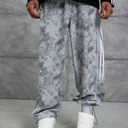 Unisex Cloud Wash Side Stripe Joggers – Streetwear Sweatpants