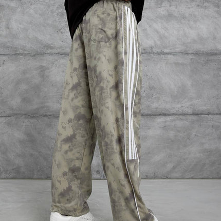 Unisex Cloud Wash Side Stripe Joggers – Streetwear Sweatpants