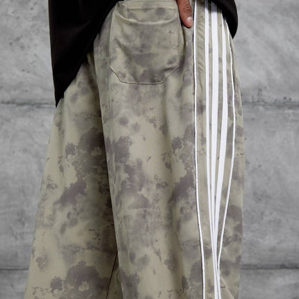 Unisex Cloud Wash Side Stripe Joggers – Streetwear Sweatpants