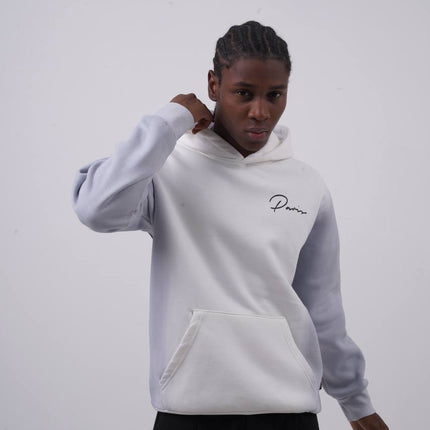 Unisex "Davis" Script Color Block Hoodie – Minimal Oversized Streetwear