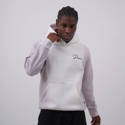 Unisex "Davis" Script Color Block Hoodie – Minimal Oversized Streetwear