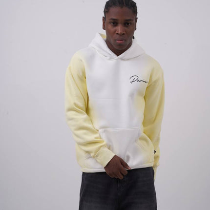 Unisex "Davis" Script Color Block Hoodie – Minimal Oversized Streetwear