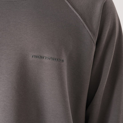 Unisex Oversized Raglan Sweatshirt - Raw Hem Detail