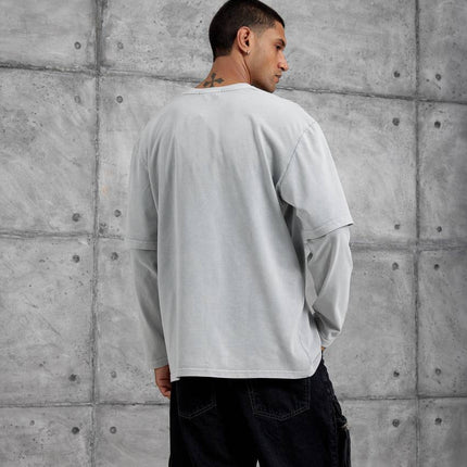 Unisex "Post Malone" Graphic T-Shirt – Layered Oversized Pullover
