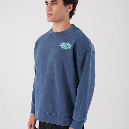 Unisex Washed Graphic Sweatshirt – "Reasonable" Back Print