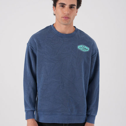 Unisex Washed Graphic Sweatshirt – "Reasonable" Back Print