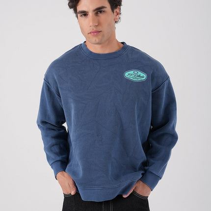 Unisex Washed Graphic Sweatshirt – "Reasonable" Back Print
