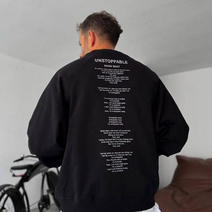 Unstoppable Lyrics Sweatshirt