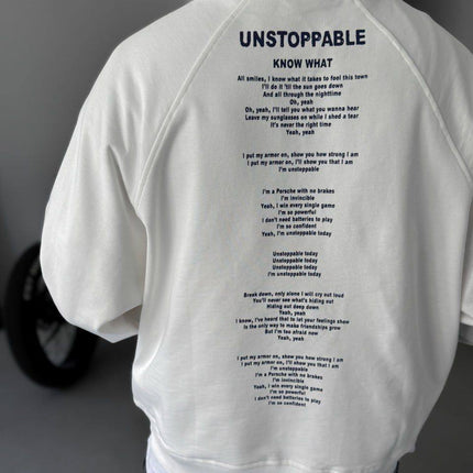 Unstoppable Lyrics Sweatshirt