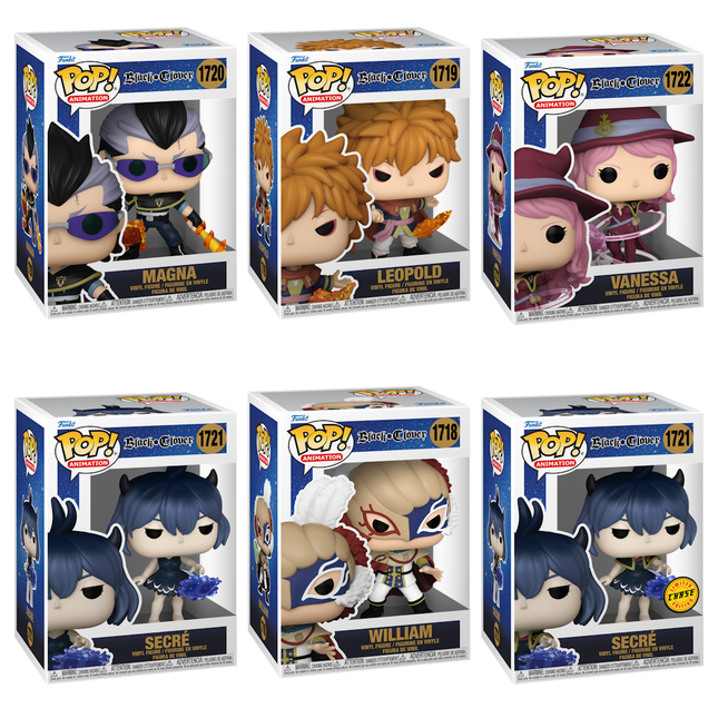 (PRE-ORDER) POP! Animation: Black Clover -  (Chase Bundle) (6)