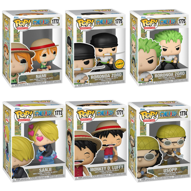 (PRE-ORDER) POP! Animation: One Piece (Refresh) (Complete Chase Bundle)