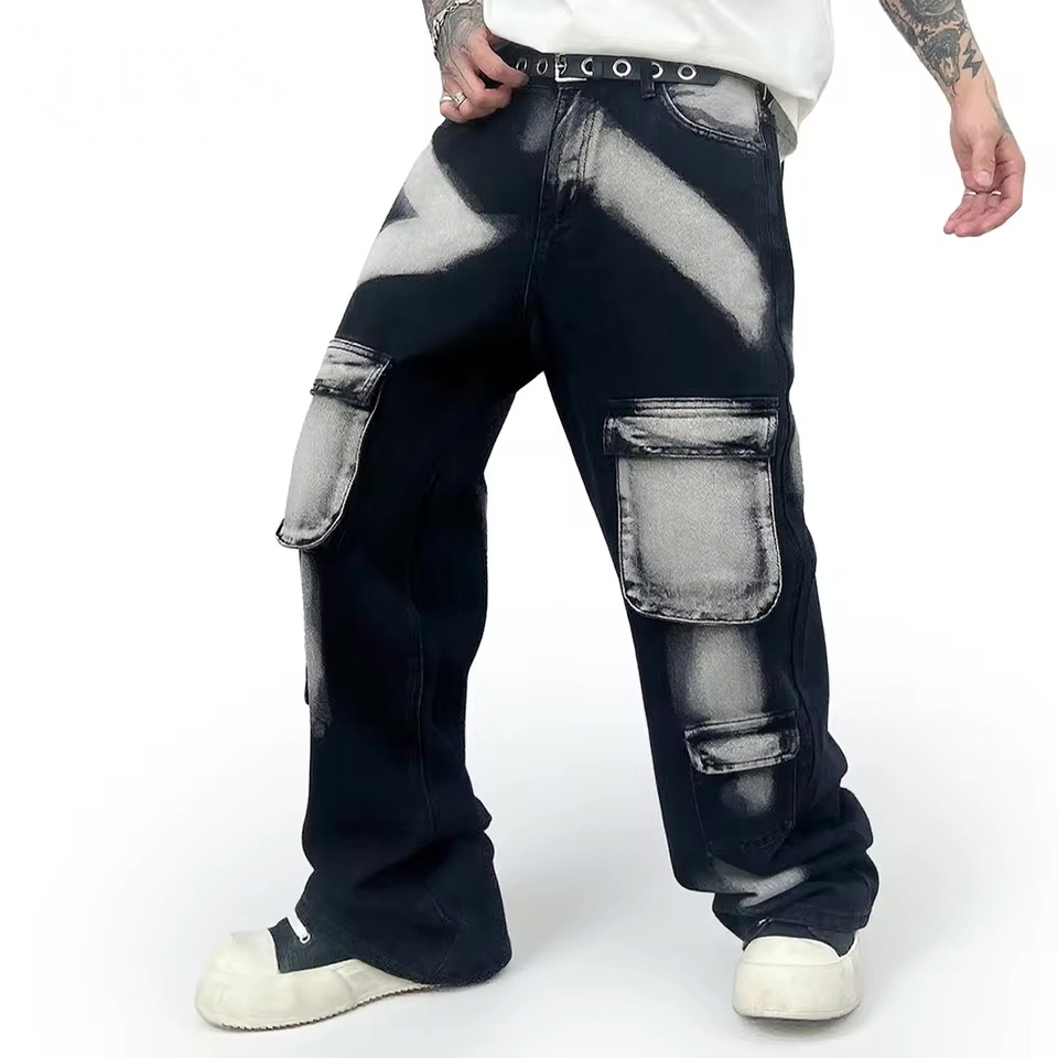 Shadow Scorch Cargo Jeans