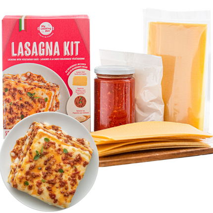 My Cooking Box, Lasagna Meal Kit with Vegetarian Rag