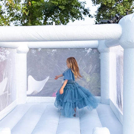 Mini Leo - Muted Blue Bounce House