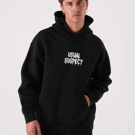 Usual Suspect Graphic Hoodie - Unisex Oversize Sweatshirt