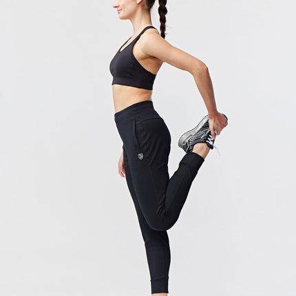 Valia Women's Black Jogger Pants