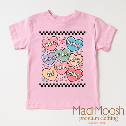 Valentine's Day Candy Hearts Shirt - Valentine's Tee