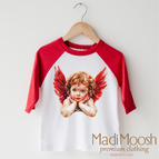 2T Kids / Red/White 3/4 Sleeve Tee