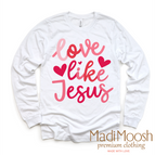 2T Kids / White Long Sleeve Tee