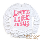2T Kids / White Long Sleeve Tee