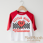 2T Kids / Red/White 3/4 Sleeve Tee