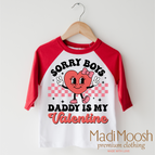 2T Kids / Red/White 3/4 Sleeve Tee