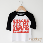 2T Kids / Black/White 3/4 Sleeve Tee