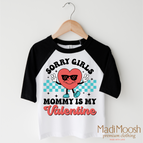 2T Kids / Black/White 3/4 Sleeve Tee