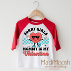 2T Kids / Red/White 3/4 Sleeve Tee