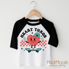 2T Kids / Black/White 3/4 Sleeve Tee
