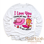 2T Kids / White Long Sleeve Tee
