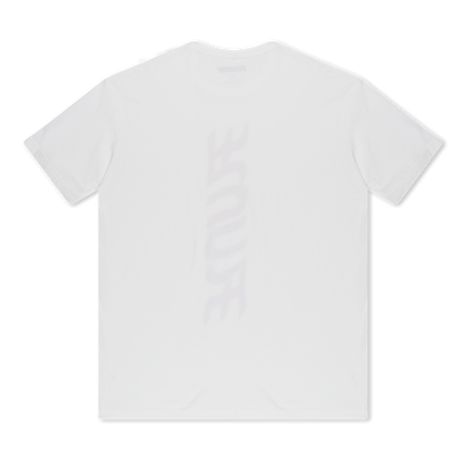 VERTICAL LOGO TEE (WHITE)