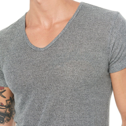 Men's Novelty Texture V-neck