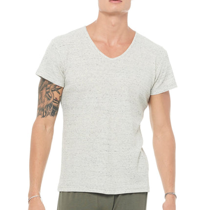 Men's Novelty Texture V-neck