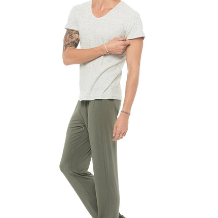 Men's Novelty Texture V-neck