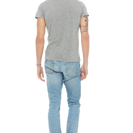 Men's Novelty Texture V-neck
