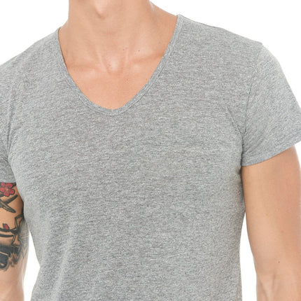 Men's Novelty Texture V-neck